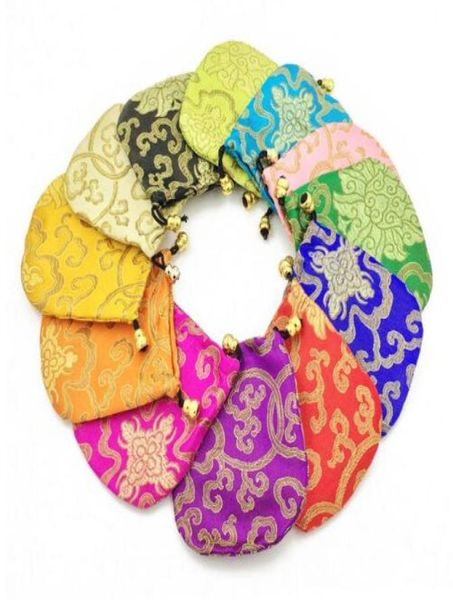 floral small cloth gift bag reusable drawstring silk satin jewelry packaging pouches trinket storage pocket 50pcslot5711553, Pink;blue 
floral small cloth gift bag reusable drawstring silk satin jewelry packaging pouches trinket storage pocket 50pcslot5711553, Pink;blue