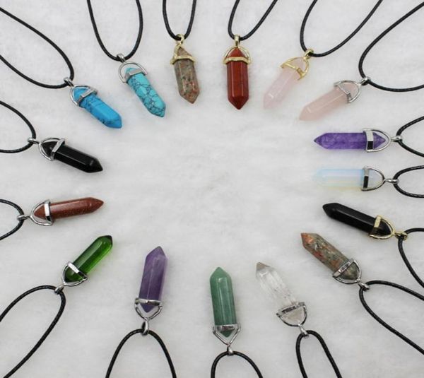 fashion silver golde plated natural stone quartz hexagonal prism chakra healing pendant necklace for women turquoise gem pendant n5764519
fashion silver golde plated natural stone quartz hexagonal prism chakra healing pendant necklace for women turquoise gem pendant n5764519