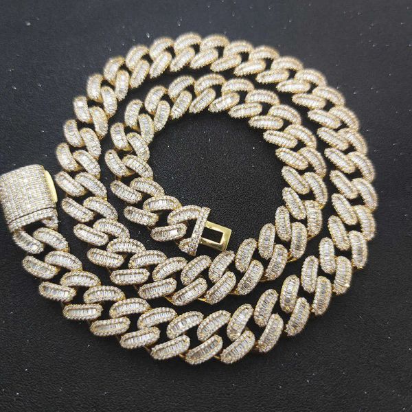 hip hop jewelry 15mm stainless steel gold plated cuban chain necklace bracelet diamond iced out cuban link chain for men, Silver
hip hop jewelry 15mm stainless steel gold plated cuban chain necklace bracelet diamond iced out cuban link chain for men, Silver