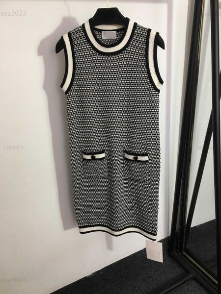 women designer clothing knitted tank lady dresses girl skirt size s-l contrast blend sleeveless dress luxurious, Black;gray
women designer clothing knitted tank lady dresses girl skirt size s-l contrast blend sleeveless dress luxurious, Black;gray