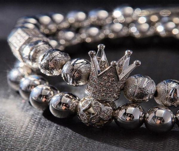 men bracelet 2pcsset luxury crown pave cubic zirconia starlight ball charms copper beads bangles for gift valentine039s day ch8464122, Golden;silver
men bracelet 2pcsset luxury crown pave cubic zirconia starlight ball charms copper beads bangles for gift valentine039s day ch8464122, Golden;silver