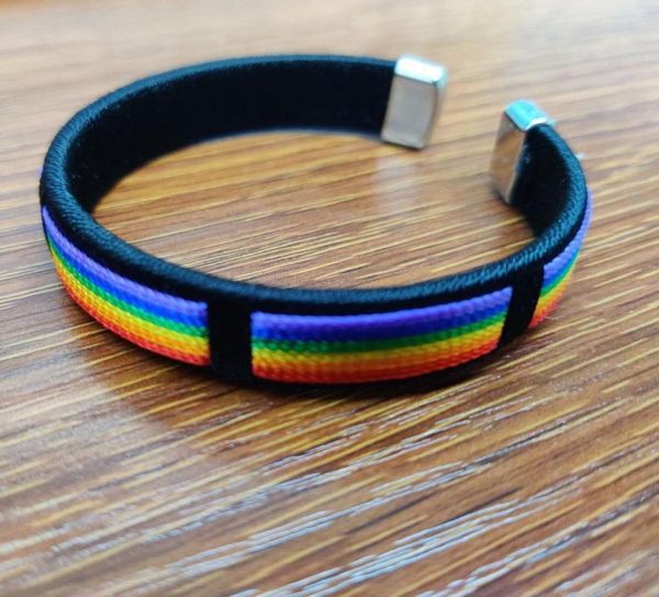 men pride fashion rainbow choker bracelet lgbt women gay lesbian gift woven ribbon collar punk accessories3642883, Golden;silver
men pride fashion rainbow choker bracelet lgbt women gay lesbian gift woven ribbon collar punk accessories3642883, Golden;silver