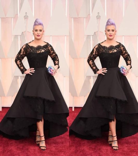 plus size long formal dresses kelly osbourne celebrity black lace high low red carpet sheer evening dresses ruffles party gowns4062715, Black;red
plus size long formal dresses kelly osbourne celebrity black lace high low red carpet sheer evening dresses ruffles party gowns4062715, Black;red