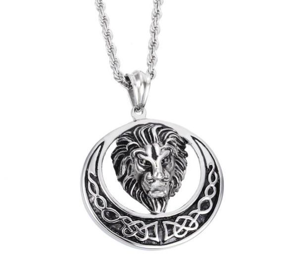 new casting silver amazing quality men039s 316l stainless steel lion head pendant circle with 4mm22quot ed rope chain n4256220
new casting silver amazing quality men039s 316l stainless steel lion head pendant circle with 4mm22quot ed rope chain n4256220