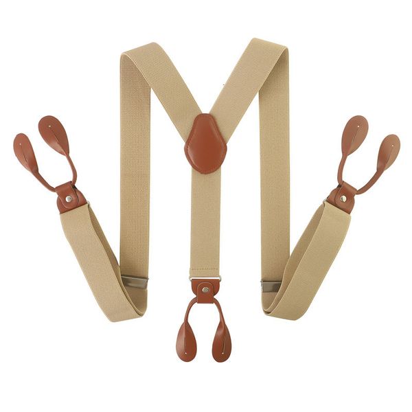 suspenders 35mm width suspenders for men brown pu synthetic leather trimmed button y back men fashion suspenders pant braces dad gift 230717, Black;white
suspenders 35mm width suspenders for men brown pu synthetic leather trimmed button y back men fashion suspenders pant braces dad gift 230717, Black;white