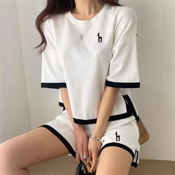 men's tracksuits hazzys ladies summer embroidery simple short sleeve t-shirt set short sleeve split shorts casual two piece set 230717, Gray
men's tracksuits hazzys ladies summer embroidery simple short sleeve t-shirt set short sleeve split shorts casual two piece set 230717, Gray