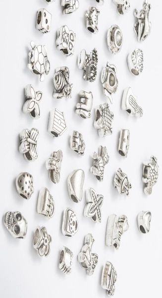 200pcs/lot 40 style big hole loose beads charm for diy jewelry bracelet for european bracelet&necklace8504166, Silver
200pcs/lot 40 style big hole loose beads charm for diy jewelry bracelet for european bracelet&necklace8504166, Silver