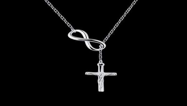 infinite lasso cross necklace lord jesus copper plated silver temperament pendants necklaces women friendship faith collar religio9656460
infinite lasso cross necklace lord jesus copper plated silver temperament pendants necklaces women friendship faith collar religio9656460