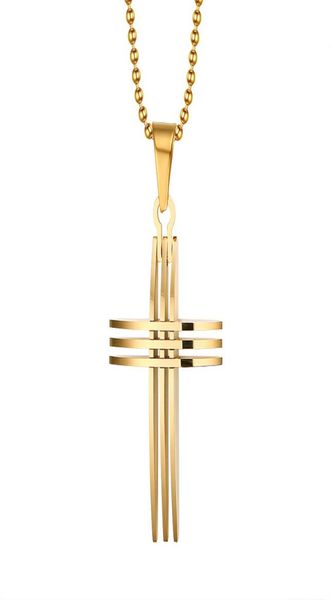 fashion cross necklace pendants 18k gold plated stainless steel with 20inch chain for women men pn1275117834, Silver
fashion cross necklace pendants 18k gold plated stainless steel with 20inch chain for women men pn1275117834, Silver