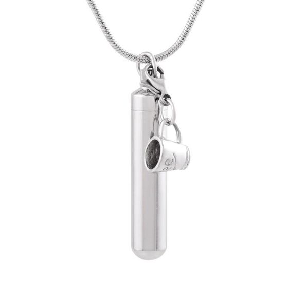 ijd9872 stainless steel polish cylinder with cup accessories cremation memorial pendant for ash urn keepsake souvenir jewelry for 2660201, Silver
ijd9872 stainless steel polish cylinder with cup accessories cremation memorial pendant for ash urn keepsake souvenir jewelry for 2660201, Silver