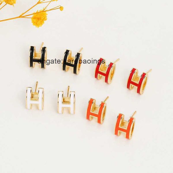 aher mas luxury designer earring jewelry silver needles h earrings gold temperament women's luxury designer letter earrings enamel c574, Golden
aher mas luxury designer earring jewelry silver needles h earrings gold temperament women's luxury designer letter earrings enamel c574, Golden