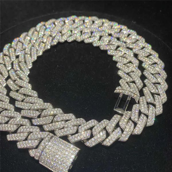 14mm moissanite fully iced out diamond chain necklace 925 sterling silver bracelet hip hop jewelry miami cuban link chain
14mm moissanite fully iced out diamond chain necklace 925 sterling silver bracelet hip hop jewelry miami cuban link chain