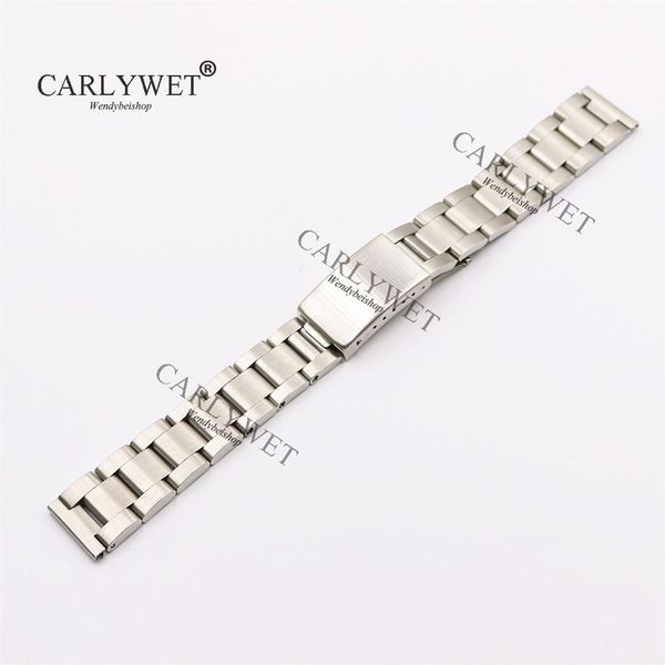 carlywet 17 18 19 20mm 316l stainless steel silver brushed watch band strap old style oyster bracelet straight end screw links276e, Black;brown
carlywet 17 18 19 20mm 316l stainless steel silver brushed watch band strap old style oyster bracelet straight end screw links276e, Black;brown