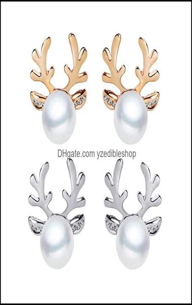 stud earrings jewelry luxury pearl antlers christmas reindeer elk animal rhinestone crystal sier for women girls fashion drop deli7376929, Golden;silver
stud earrings jewelry luxury pearl antlers christmas reindeer elk animal rhinestone crystal sier for women girls fashion drop deli7376929, Golden;silver