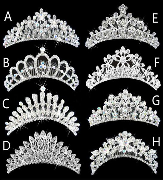 2015 shiny crystals wedding crowns sparking rhinestone bridal tiaras hair accessories headpieces comb back wedding jewelery 8 styl3316409, Silver
2015 shiny crystals wedding crowns sparking rhinestone bridal tiaras hair accessories headpieces comb back wedding jewelery 8 styl3316409, Silver