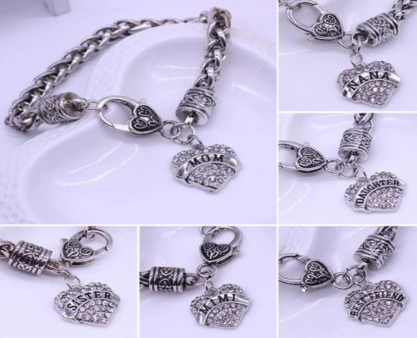 whole2016 new design mom gift charm rhinestone heart bracelet letters mom sister nana mimi bracelets for women bracelet femme8651670, Golden;silver
whole2016 new design mom gift charm rhinestone heart bracelet letters mom sister nana mimi bracelets for women bracelet femme8651670, Golden;silver
