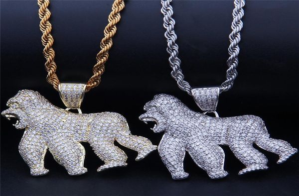 fashion walking gorilla pendant iced out bling cz stone animal necklaces for men rapper hip hop jewelry3925097, Silver
fashion walking gorilla pendant iced out bling cz stone animal necklaces for men rapper hip hop jewelry3925097, Silver