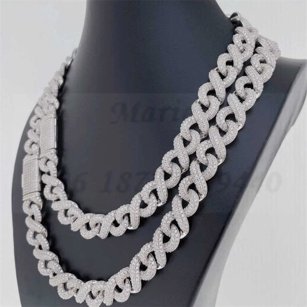 factory price s925 infinite necklace for men 13mm iced out moissanite custom diamond necklace chain luxury chain for men, Silver
factory price s925 infinite necklace for men 13mm iced out moissanite custom diamond necklace chain luxury chain for men, Silver