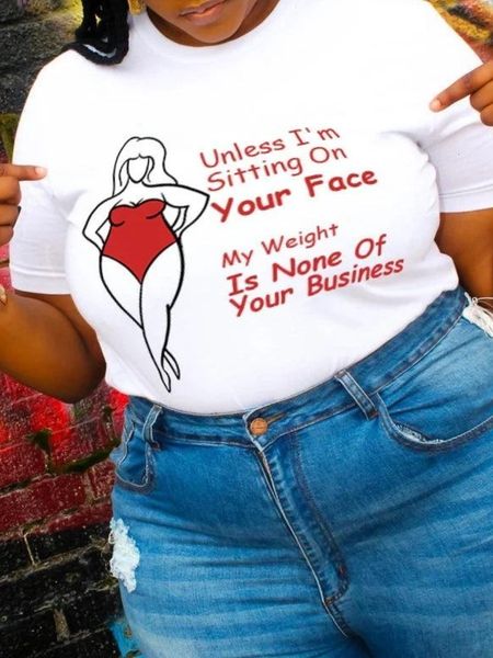women's plus size t-shirt lw plus size summer women lady oversized t-shirt black white t-shirt fashion summer short sleeve print graphi
women's plus size t-shirt lw plus size summer women lady oversized t-shirt black white t-shirt fashion summer short sleeve print graphi