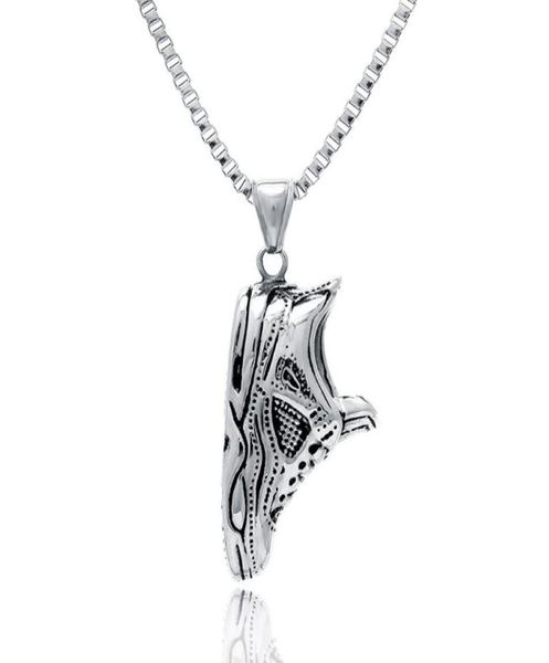 stainless steel men039s sneakers pendant necklace hip hop sports shoes necklaces jewelry with box chain for him gift5223368, Silver
stainless steel men039s sneakers pendant necklace hip hop sports shoes necklaces jewelry with box chain for him gift5223368, Silver
