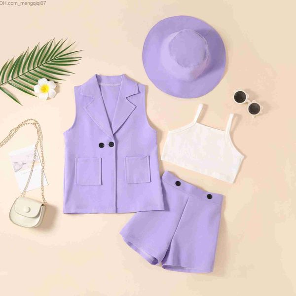 clothing sets fashion children's 4-piece clothing set with hat baby girl set spring and summer pin set z230717, White
clothing sets fashion children's 4-piece clothing set with hat baby girl set spring and summer pin set z230717, White