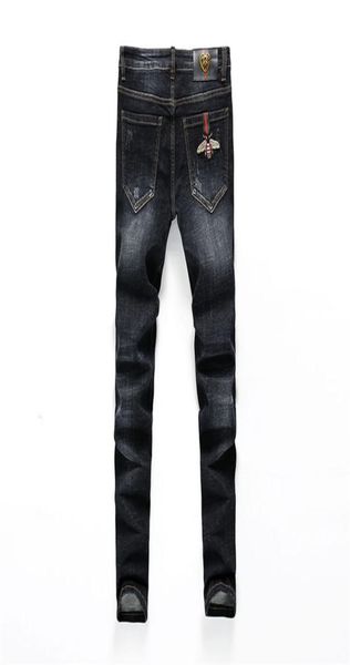 highend men039s denim jeans feet pants slim fit autumn casual stretch allmatch embroidery little bee teenagers pencil 2111106669036, Blue
highend men039s denim jeans feet pants slim fit autumn casual stretch allmatch embroidery little bee teenagers pencil 2111106669036, Blue