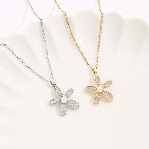 new popular 5 leaf flower pendant necklace stainless steel jewelry for gift, Silver
new popular 5 leaf flower pendant necklace stainless steel jewelry for gift, Silver