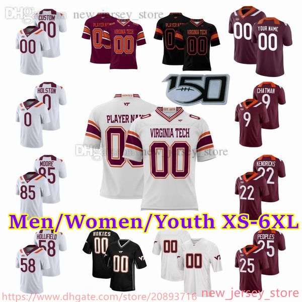 custom s-6xl ncaa virginia tech hokies football jersey 22 kendricks 9 chatman 25 peoples 27 tyler childress 0 jalen holston 85 peter moore 6, Black
custom s-6xl ncaa virginia tech hokies football jersey 22 kendricks 9 chatman 25 peoples 27 tyler childress 0 jalen holston 85 peter moore 6, Black