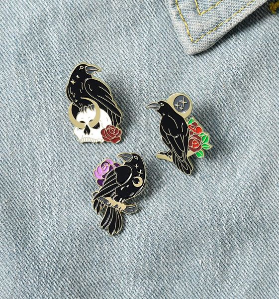 magic fantasy witch crow enamel pins colors moon flowers skeleton brooches for party gift lapel pins clothes2752914, Gray
magic fantasy witch crow enamel pins colors moon flowers skeleton brooches for party gift lapel pins clothes2752914, Gray