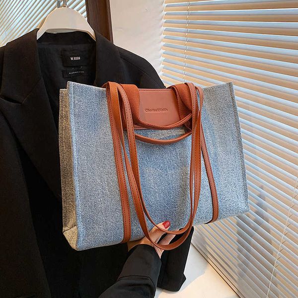 denim bag summer new fashion tote bag large capacity student leisure commuting handbag
denim bag summer new fashion tote bag large capacity student leisure commuting handbag