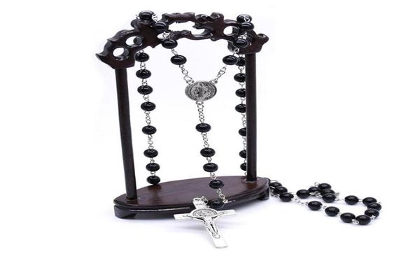 2021 black acrylic cross rosary beads necklace long pendant for men women religious prayer jewelry gifts8400313, Silver
2021 black acrylic cross rosary beads necklace long pendant for men women religious prayer jewelry gifts8400313, Silver