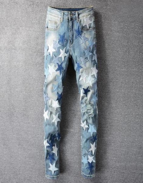 men039s jeans blue star hole stacked stitching feet motorcycle pant patchwork jean men korean high street fashion graphic jeans9789801
men039s jeans blue star hole stacked stitching feet motorcycle pant patchwork jean men korean high street fashion graphic jeans9789801