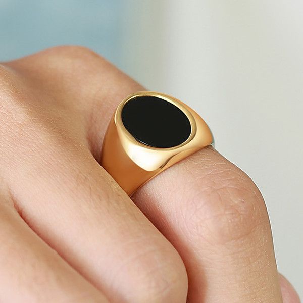 vintage rings for men women stainless steel ring black oval enamle ring jewelry gift for boys boyfriend ladies dad yw350rc-486, Golden;silver
vintage rings for men women stainless steel ring black oval enamle ring jewelry gift for boys boyfriend ladies dad yw350rc-486, Golden;silver