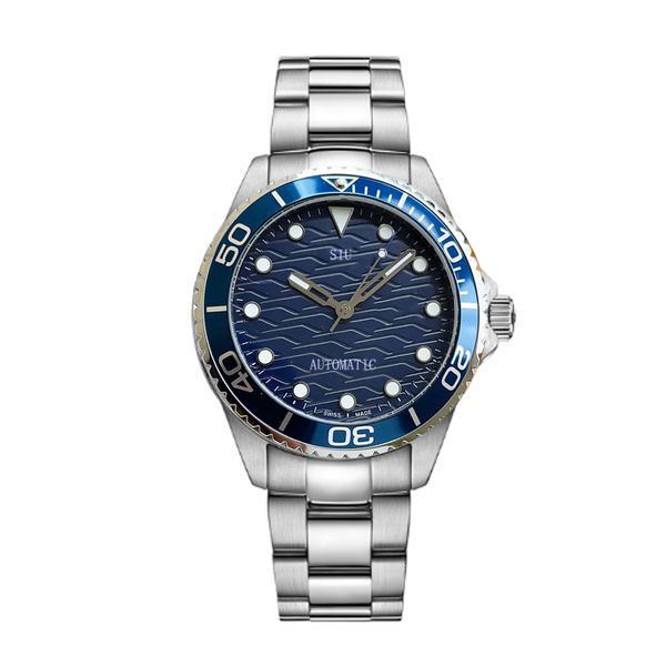 designer men's watch 007 design automatic mechanical movement 316 steel case with mineral super strong mirror size 42, Slivery;brown
designer men's watch 007 design automatic mechanical movement 316 steel case with mineral super strong mirror size 42, Slivery;brown