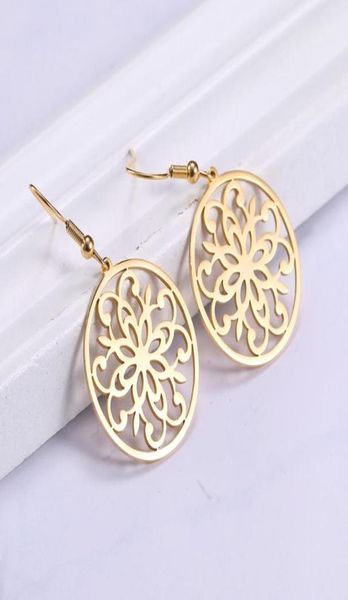 dangle chandelier lucktune retro flower drop earrings filigree stainless steel round hoop for women gift fashion jewelry accesso1093557, Silver
dangle chandelier lucktune retro flower drop earrings filigree stainless steel round hoop for women gift fashion jewelry accesso1093557, Silver