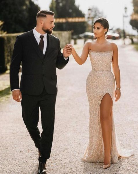 champagne strapless mermaid prom dresses 2020 high side split evening gown long formal party bridesmaid dress open back1757085, Black
champagne strapless mermaid prom dresses 2020 high side split evening gown long formal party bridesmaid dress open back1757085, Black