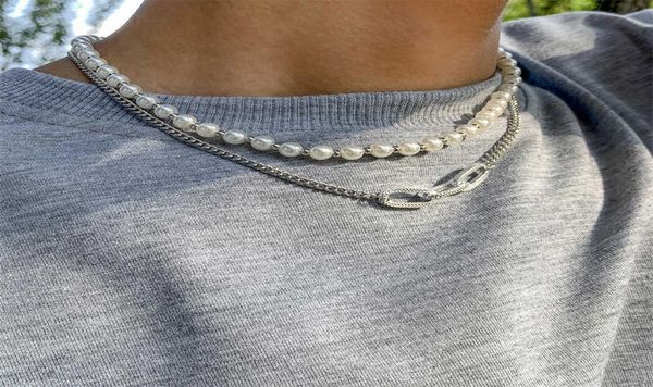 retro creative geometric design imitation pearl necklace personality hip hop style men and women same jewelry accessories gift5881887, Silver
retro creative geometric design imitation pearl necklace personality hip hop style men and women same jewelry accessories gift5881887, Silver