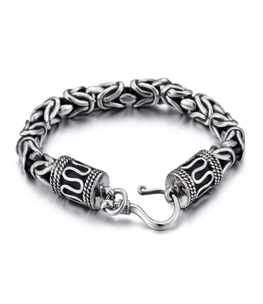 63g vintage 316l stainless steel solid heavy knot chain bracelet 8mm 9 inch fahsion gifts for mens1481196, Black
63g vintage 316l stainless steel solid heavy knot chain bracelet 8mm 9 inch fahsion gifts for mens1481196, Black