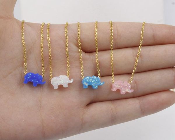 whole opal stone mini elephant necklaces charms pendants necklace gold plated stainless steel chain choker for women girls jew9394172, Silver
whole opal stone mini elephant necklaces charms pendants necklace gold plated stainless steel chain choker for women girls jew9394172, Silver