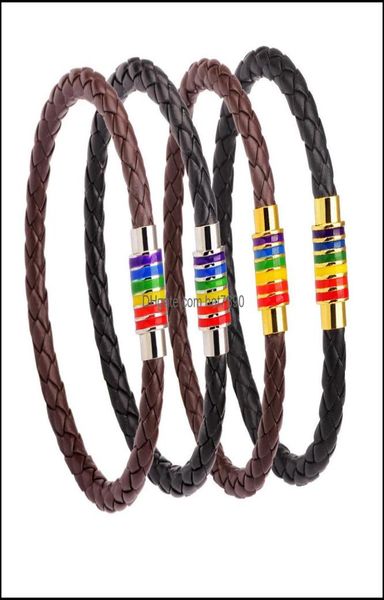 jewelry genuine leather rainbow lgbt sign charm wrap bracelets for women men gay lesbian stainless steel magnetic buckle bangle wr6247607, Golden;silver
jewelry genuine leather rainbow lgbt sign charm wrap bracelets for women men gay lesbian stainless steel magnetic buckle bangle wr6247607, Golden;silver