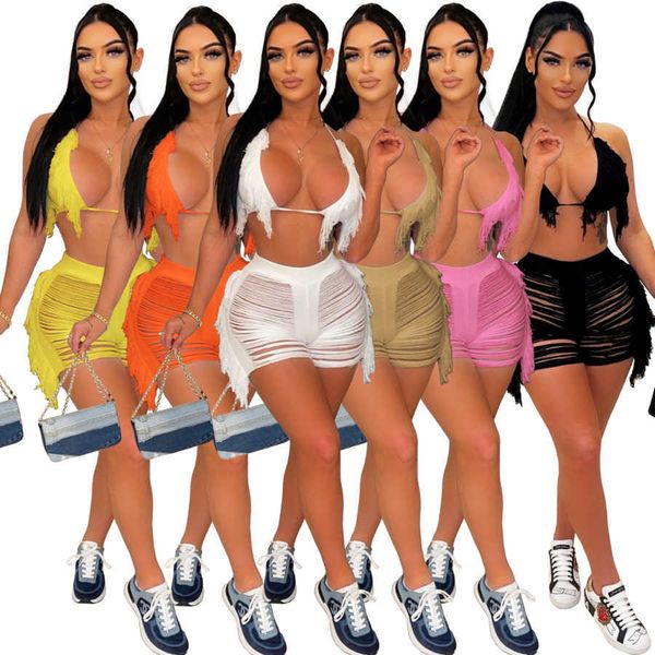women tracksuits two pieces set designer 2023 new fashion knitted tassel beach shorts cup 6 colours s-xl, Gray
women tracksuits two pieces set designer 2023 new fashion knitted tassel beach shorts cup 6 colours s-xl, Gray