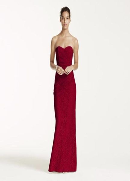 long strapless lace bridesmaid dresses slit back with sweetheart neckline w10329 wedding party dress evening dress formal dresses6641866, White;pink
long strapless lace bridesmaid dresses slit back with sweetheart neckline w10329 wedding party dress evening dress formal dresses6641866, White;pink