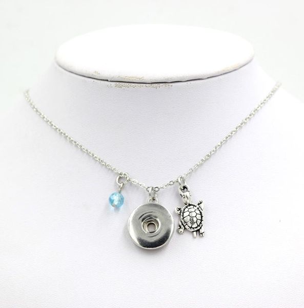 new arrival whole interchangeable snap pendant necklace 18mm button diy jewelry birthstone turtle necklace gift bijoux collar8623421, Silver 
new arrival whole interchangeable snap pendant necklace 18mm button diy jewelry birthstone turtle necklace gift bijoux collar8623421, Silver