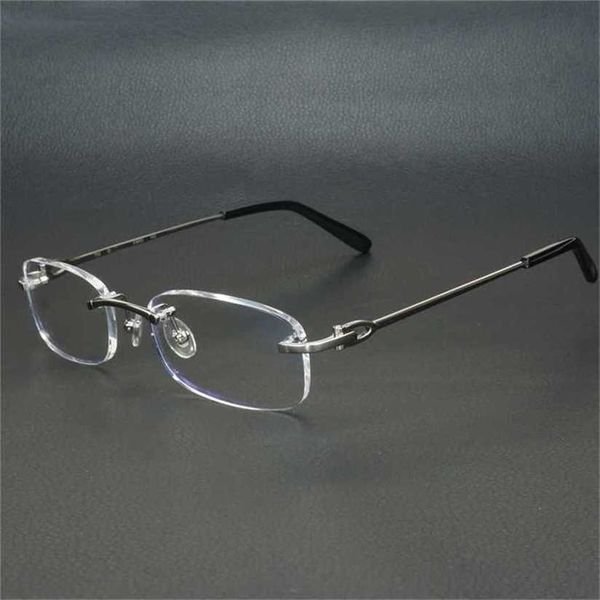 sunglasses 2023 designer metal square clear frames men women rimless glasses carter optical frame spectacles eyeglasses for computer 9011kaj, White;black
sunglasses 2023 designer metal square clear frames men women rimless glasses carter optical frame spectacles eyeglasses for computer 9011kaj, White;black