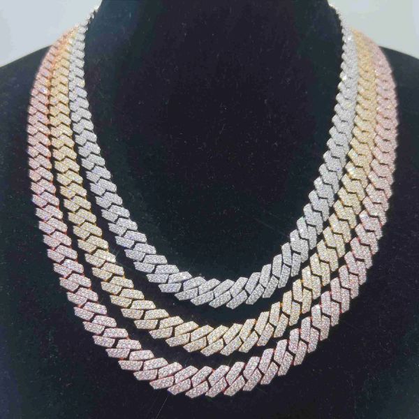 moissanite jewelry hip hop clasp 10mm 925 sterling silver cuban link chain silver necklace chain in stock
moissanite jewelry hip hop clasp 10mm 925 sterling silver cuban link chain silver necklace chain in stock