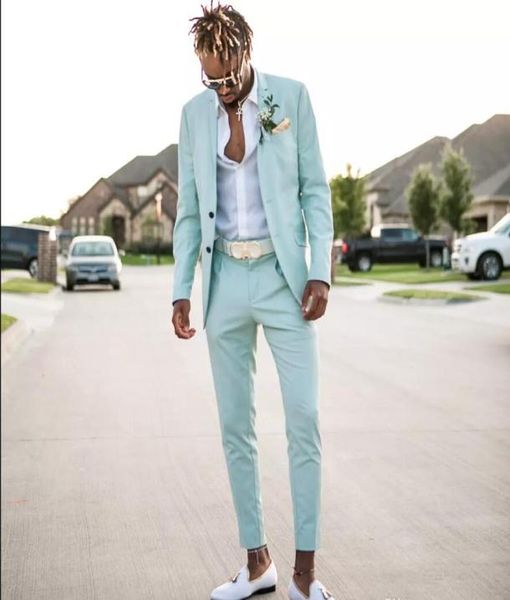 2018 mint green mens suits slim fit two pieces beach groomsmen wedding tuxedos for men peaked lapel formal prom suit jacketpants1726128, Black;gray
2018 mint green mens suits slim fit two pieces beach groomsmen wedding tuxedos for men peaked lapel formal prom suit jacketpants1726128, Black;gray