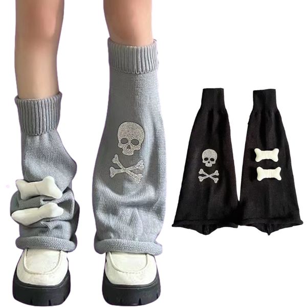 girls cute leg warmers knitted flared leg sleeves gothic baggy cuffs ankle heaped socks japanese long socks, Black;white
girls cute leg warmers knitted flared leg sleeves gothic baggy cuffs ankle heaped socks japanese long socks, Black;white