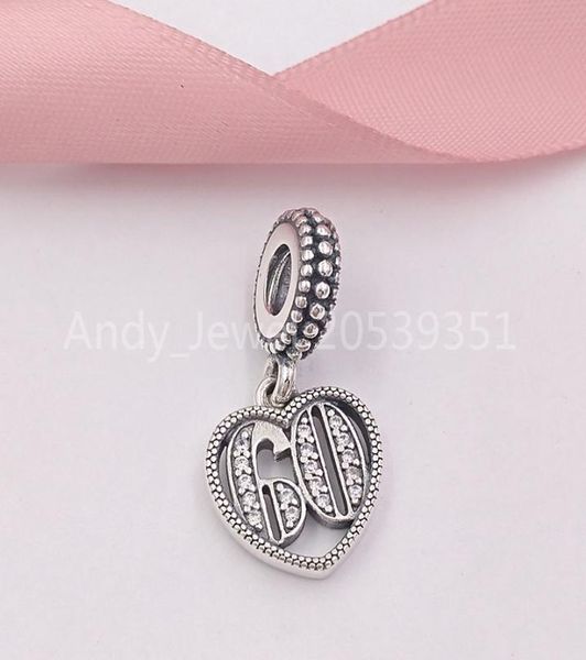 andy jewel authentic 925 sterling silver beads 60 years of love pendant charm charms fits european style jewelry bracelets & necklace 797265, Black
andy jewel authentic 925 sterling silver beads 60 years of love pendant charm charms fits european style jewelry bracelets & necklace 797265, Black