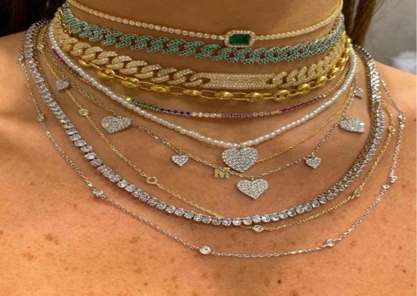 chokers heart charm choker necklace for women girlfriend lover gift micro pave cz collar8091709, Golden;silver
chokers heart charm choker necklace for women girlfriend lover gift micro pave cz collar8091709, Golden;silver