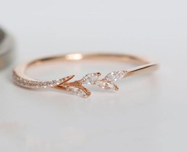 delicate tiny olive leaves rings for women rose gold color inlaid zircon wedding rings couple promise jewelry anillos mujer3704418, Silver
delicate tiny olive leaves rings for women rose gold color inlaid zircon wedding rings couple promise jewelry anillos mujer3704418, Silver